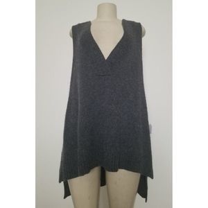 COPY - FREE PEOPLE WOMEN'S  WOOL MIX GRAY SWEATER KNITTED VEST SIZE S/P #845